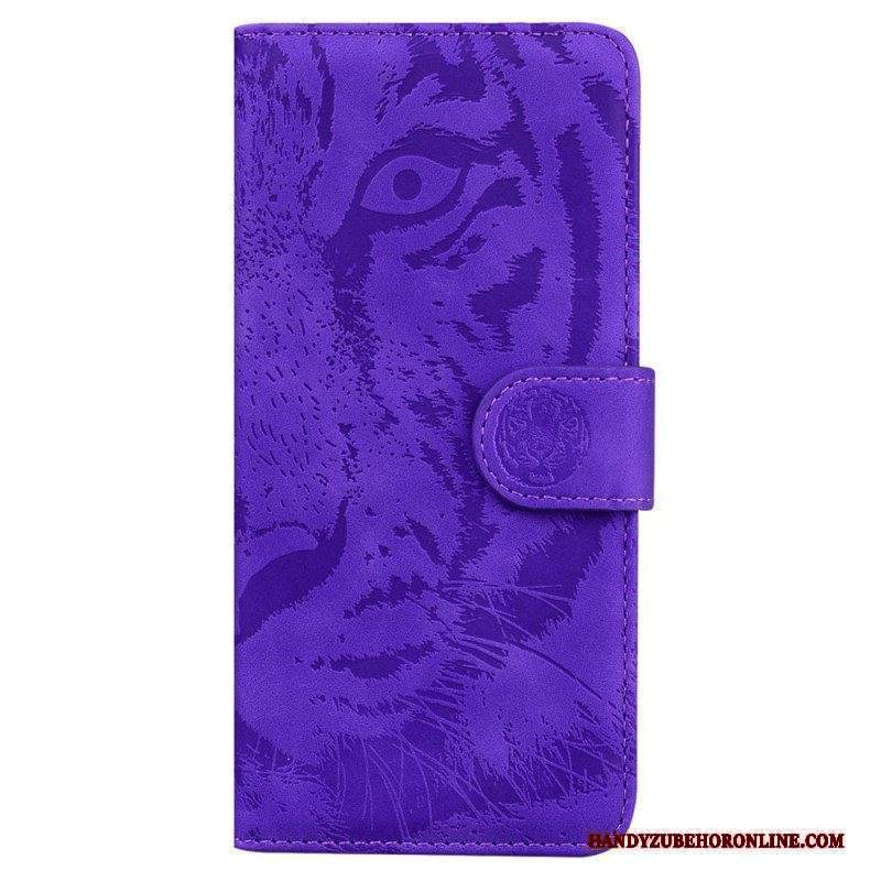 Custodia in pelle Xiaomi 13 Impronta Di Tigre