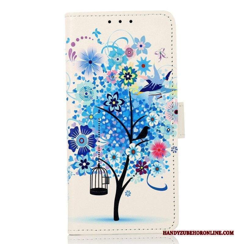 Custodia in pelle Xiaomi 13 Lite Albero In Fiore