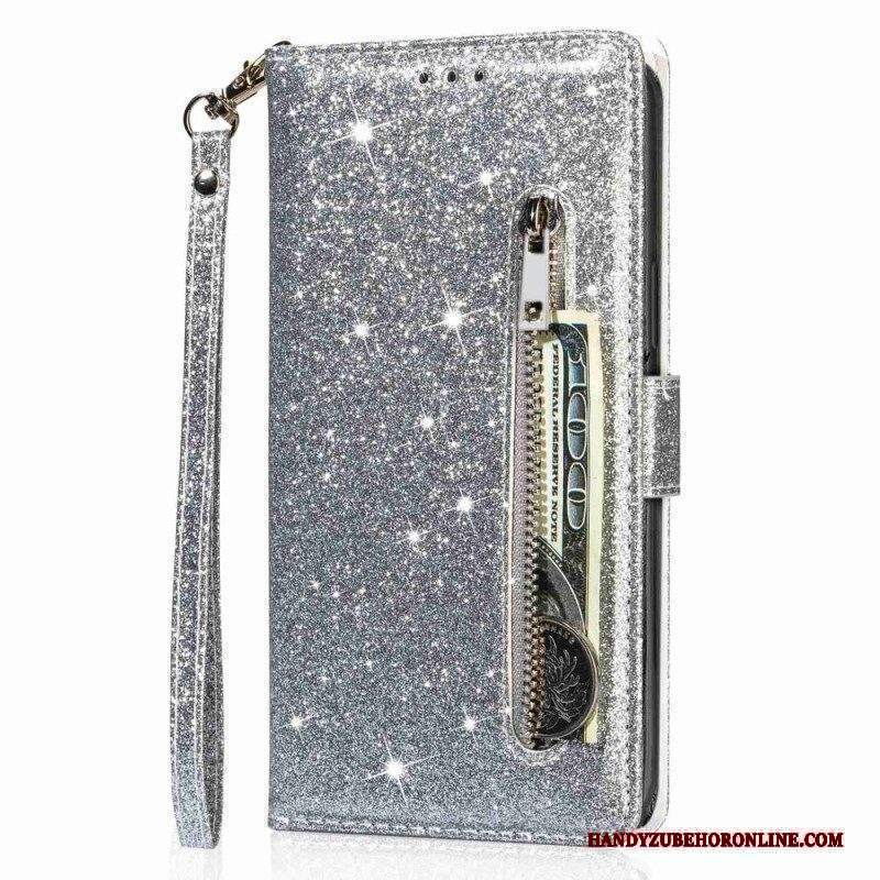 Custodia in pelle Xiaomi 13 Portafoglio Stile Portafoglio Con Paillettes