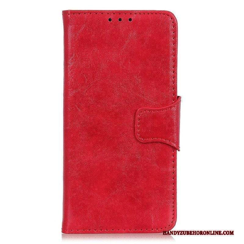 Custodia in pelle Xiaomi 13 Pro Chiusura Reversibile In Pelle Crosta