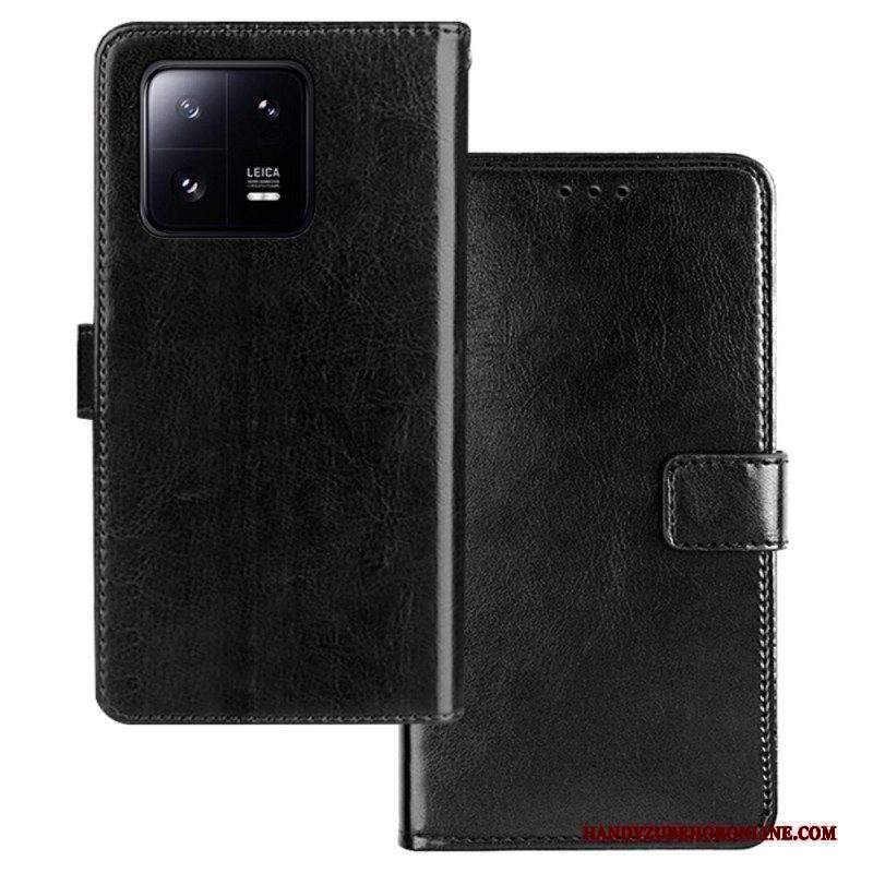 Custodia in pelle Xiaomi 13 Pro Stile In Pelle Idewei