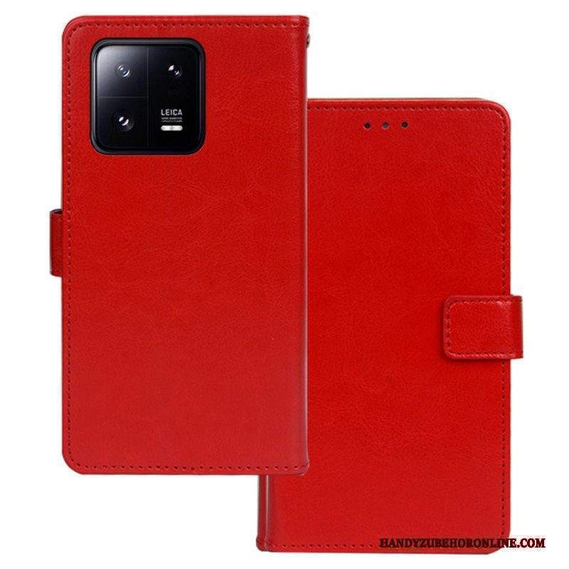 Custodia in pelle Xiaomi 13 Pro Stile In Pelle Idewei