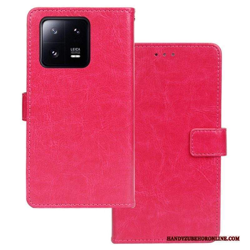 Custodia in pelle Xiaomi 13 Pro Stile In Pelle Idewei