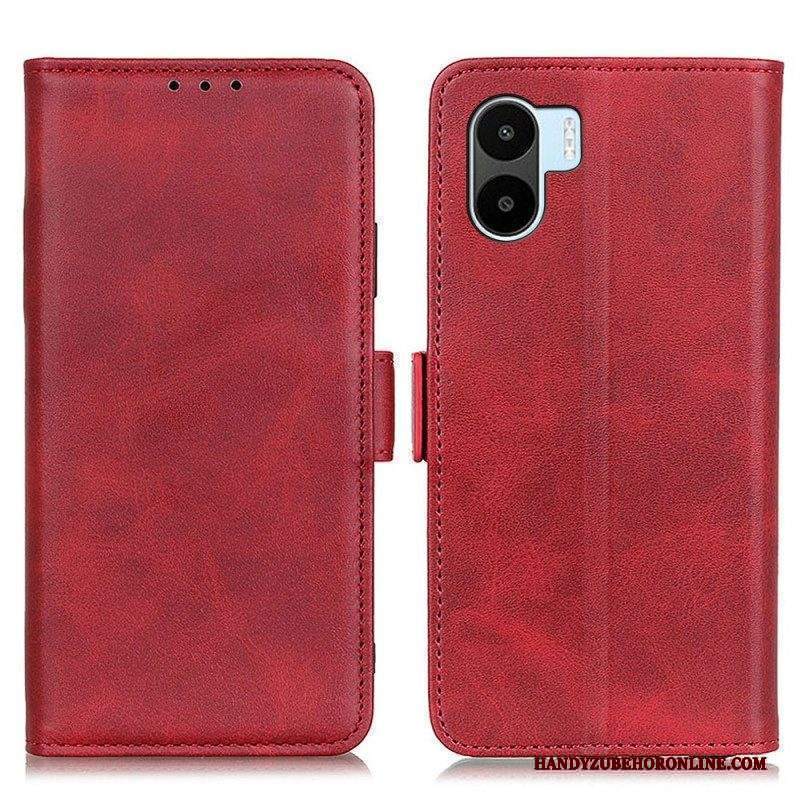 Custodia in pelle Xiaomi Redmi A1 Folio Cover Doppia Patta Classica