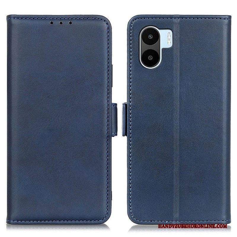 Custodia in pelle Xiaomi Redmi A1 Folio Cover Doppia Patta Classica