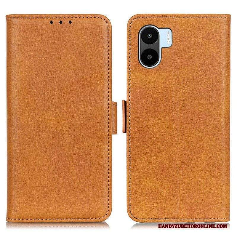 Custodia in pelle Xiaomi Redmi A1 Folio Cover Doppia Patta Classica