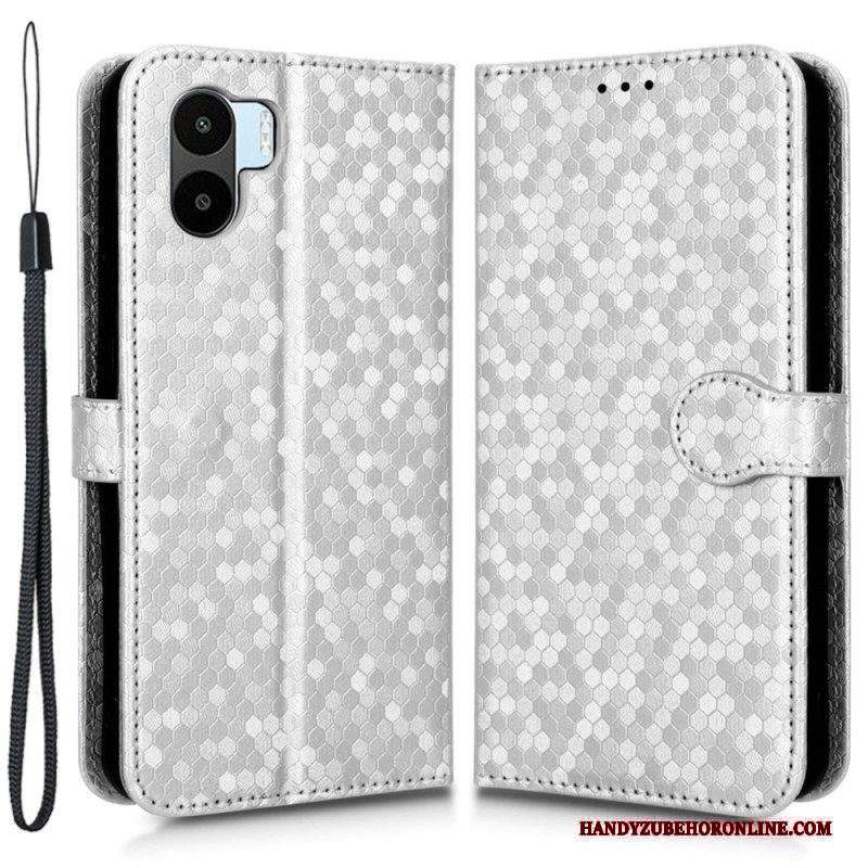 Custodia in pelle Xiaomi Redmi A1 Modello 3d Strappy