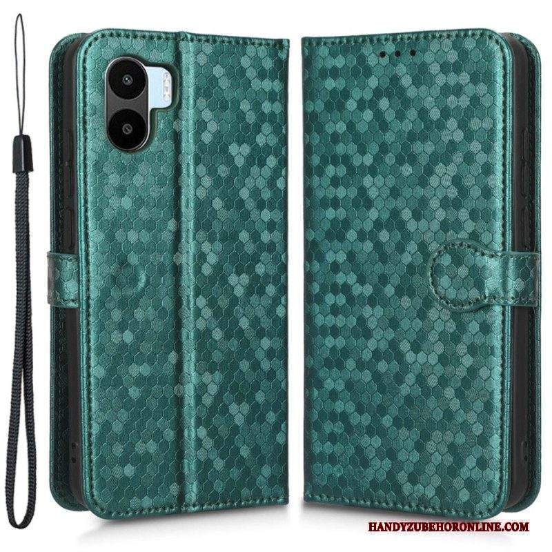 Custodia in pelle Xiaomi Redmi A1 Modello 3d Strappy