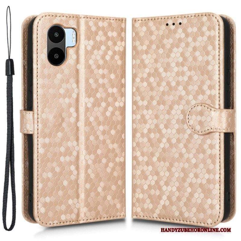 Custodia in pelle Xiaomi Redmi A1 Modello 3d Strappy