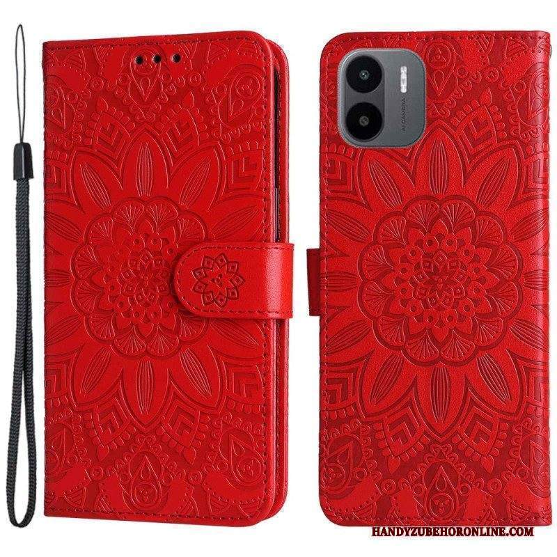 Custodia in pelle Xiaomi Redmi A1 Reticolo Della Mandala