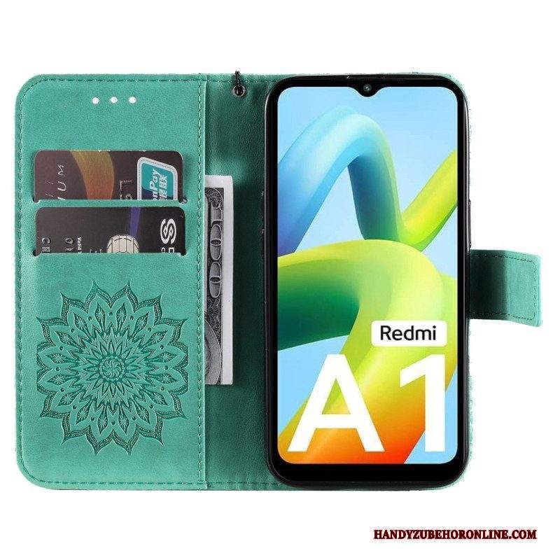 Custodia in pelle Xiaomi Redmi A1 Sole Perizoma