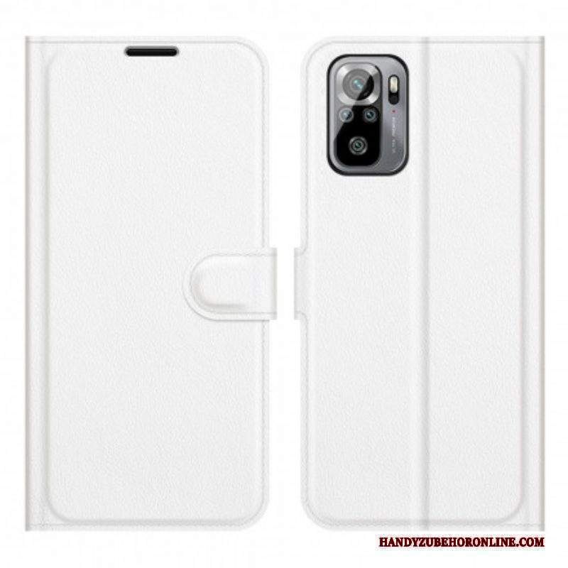 Custodia in pelle Xiaomi Redmi Note 10 / 10S Chiusura Magnetica In Pelle Stile