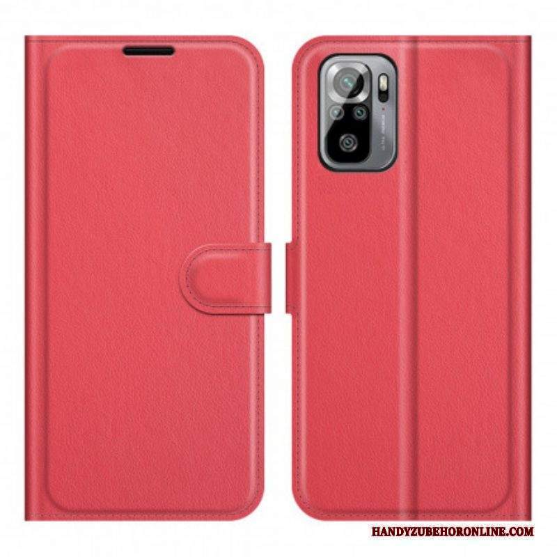 Custodia in pelle Xiaomi Redmi Note 10 / 10S Chiusura Magnetica In Pelle Stile