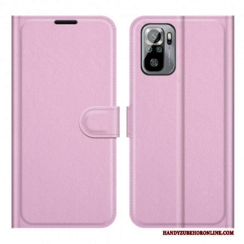 Custodia in pelle Xiaomi Redmi Note 10 / 10S Chiusura Magnetica In Pelle Stile