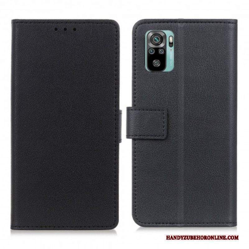 Custodia in pelle Xiaomi Redmi Note 10 / 10S Ecopelle Classica