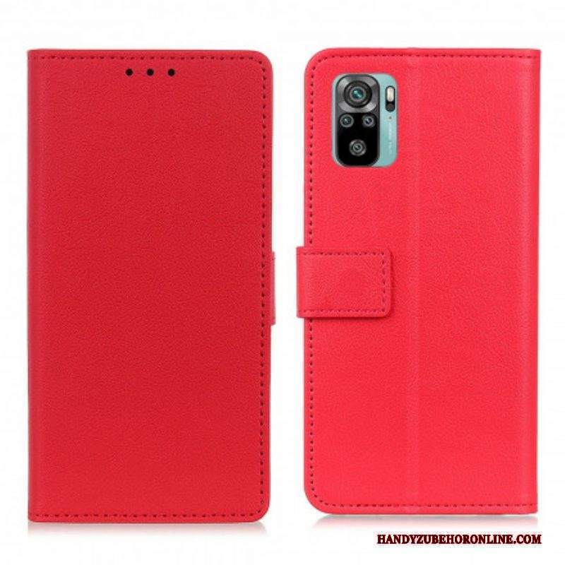 Custodia in pelle Xiaomi Redmi Note 10 / 10S Ecopelle Classica