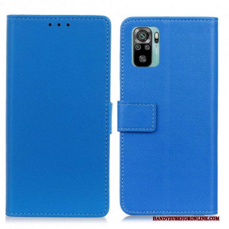 Custodia in pelle Xiaomi Redmi Note 10 / 10S Ecopelle Classica