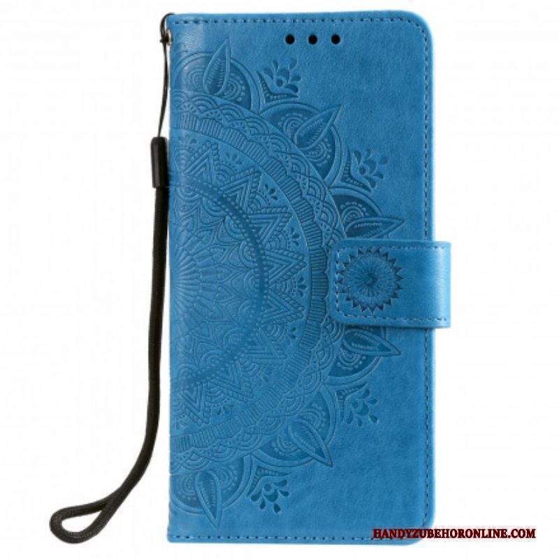 Custodia in pelle Xiaomi Redmi Note 10 / 10S Mandala Del Sole