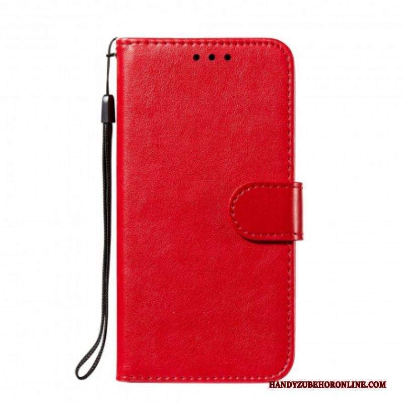 Custodia in pelle Xiaomi Redmi Note 10 / 10S Stile In Pelle Monocromatica