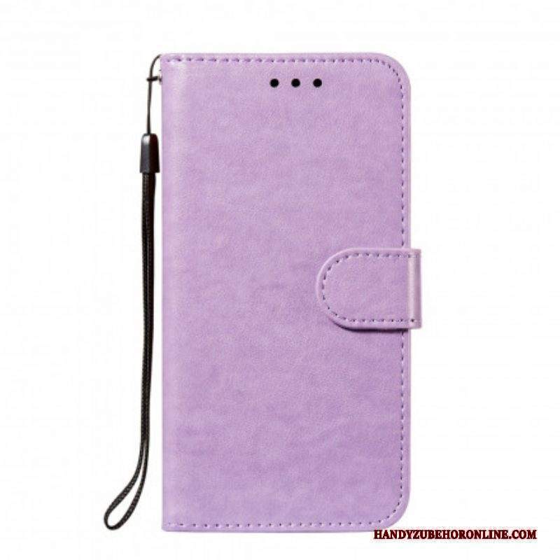 Custodia in pelle Xiaomi Redmi Note 10 / 10S Stile In Pelle Monocromatica