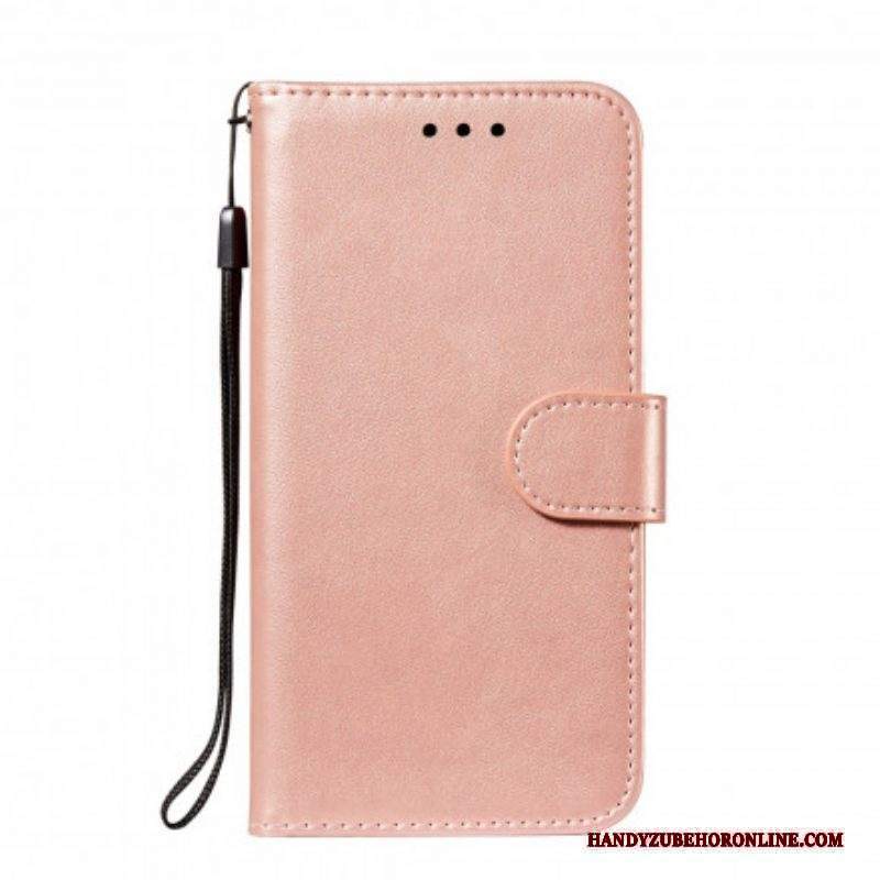 Custodia in pelle Xiaomi Redmi Note 10 / 10S Stile In Pelle Monocromatica