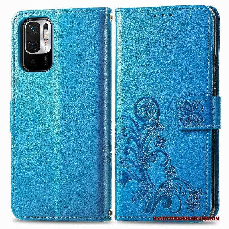 Custodia in pelle Xiaomi Redmi Note 10 5G Fiori Al Vento