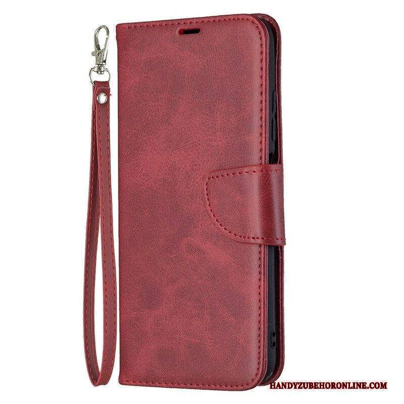 Custodia in pelle Xiaomi Redmi Note 10 5G Folio Cover Lembo Liscio Obliquo