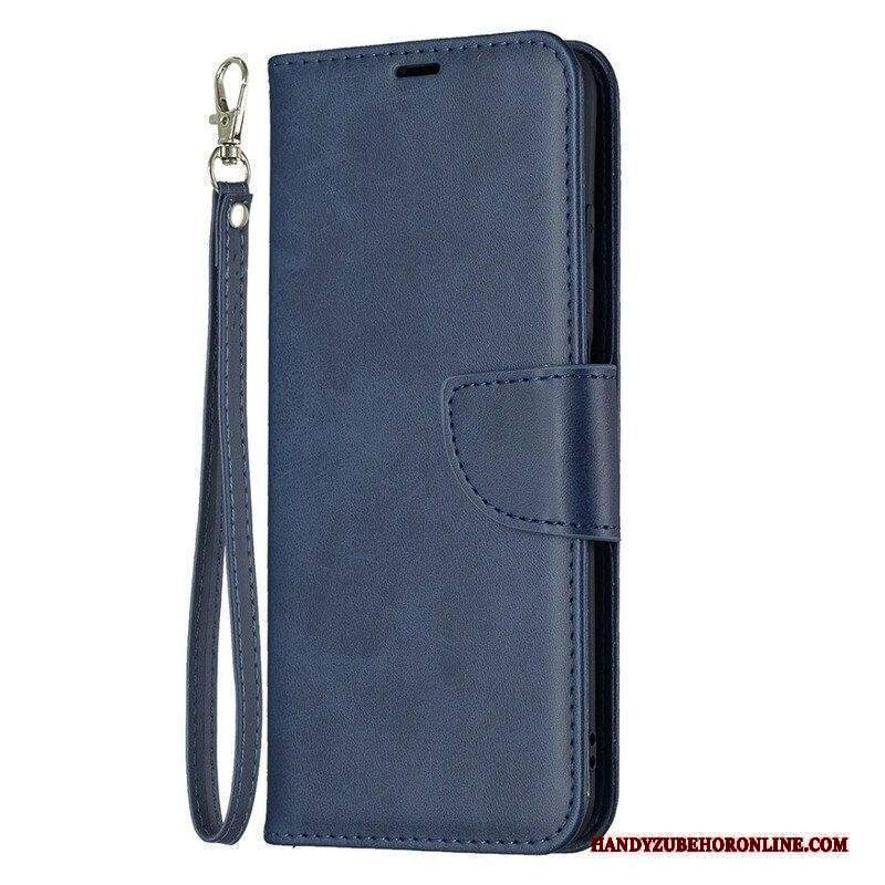 Custodia in pelle Xiaomi Redmi Note 10 5G Folio Cover Lembo Liscio Obliquo