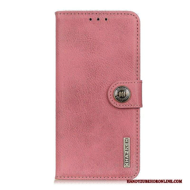 Custodia in pelle Xiaomi Redmi Note 10 5G Khazneh Retro Crosta Ecopelle