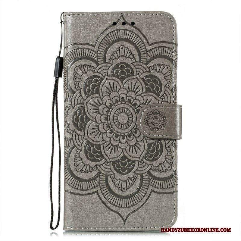 Custodia in pelle Xiaomi Redmi Note 10 5G Mandala Completo