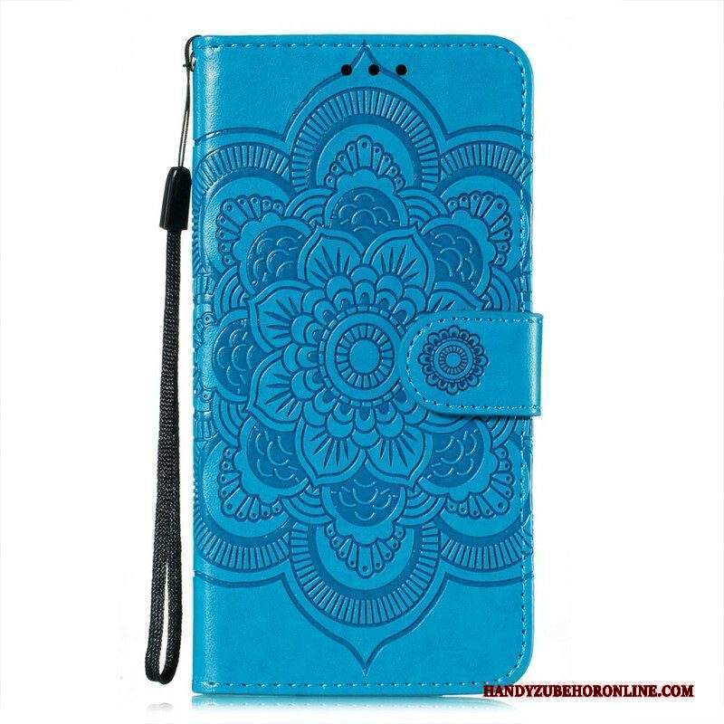 Custodia in pelle Xiaomi Redmi Note 10 5G Mandala Completo