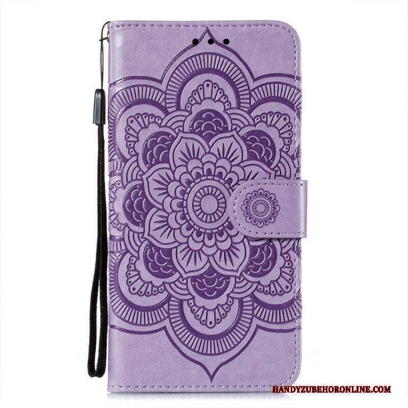 Custodia in pelle Xiaomi Redmi Note 10 5G Mandala Completo