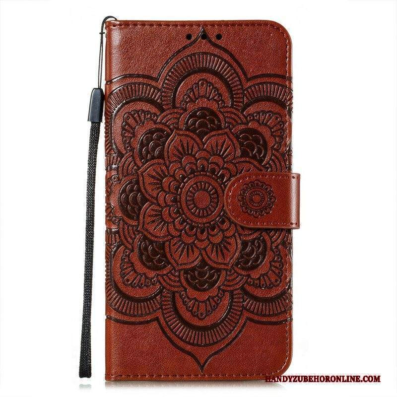 Custodia in pelle Xiaomi Redmi Note 10 5G Mandala Completo