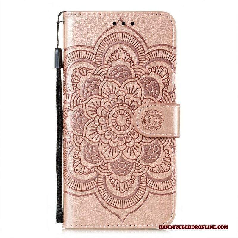 Custodia in pelle Xiaomi Redmi Note 10 5G Mandala Completo