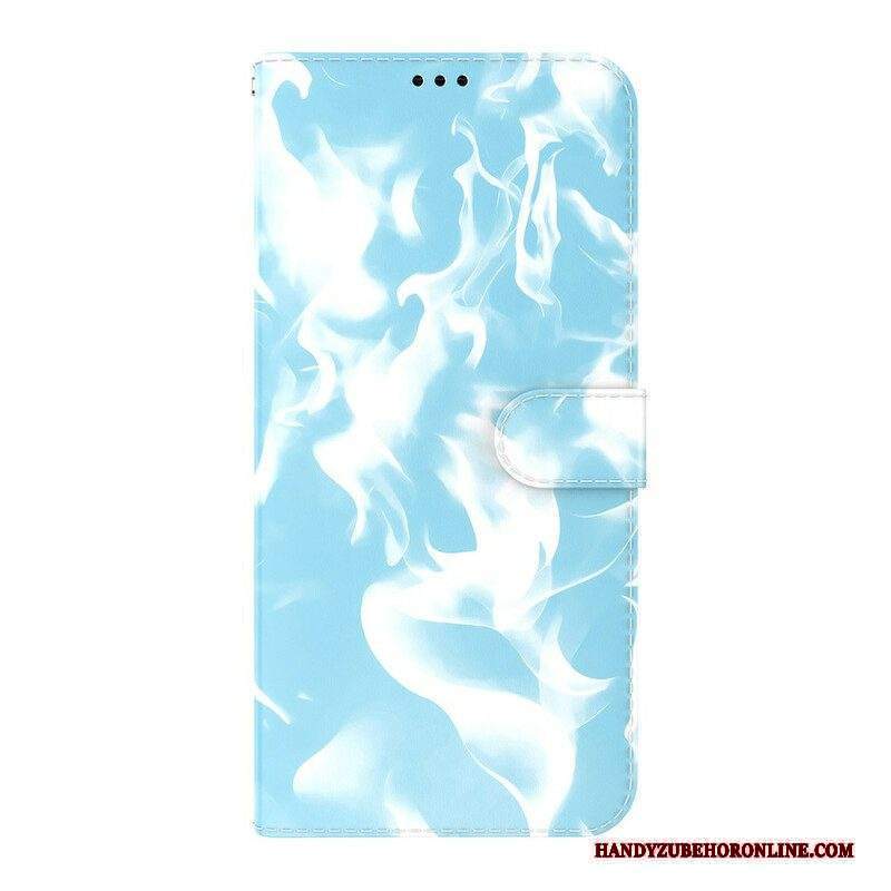 Custodia in pelle Xiaomi Redmi Note 10 5G Modello Astratto