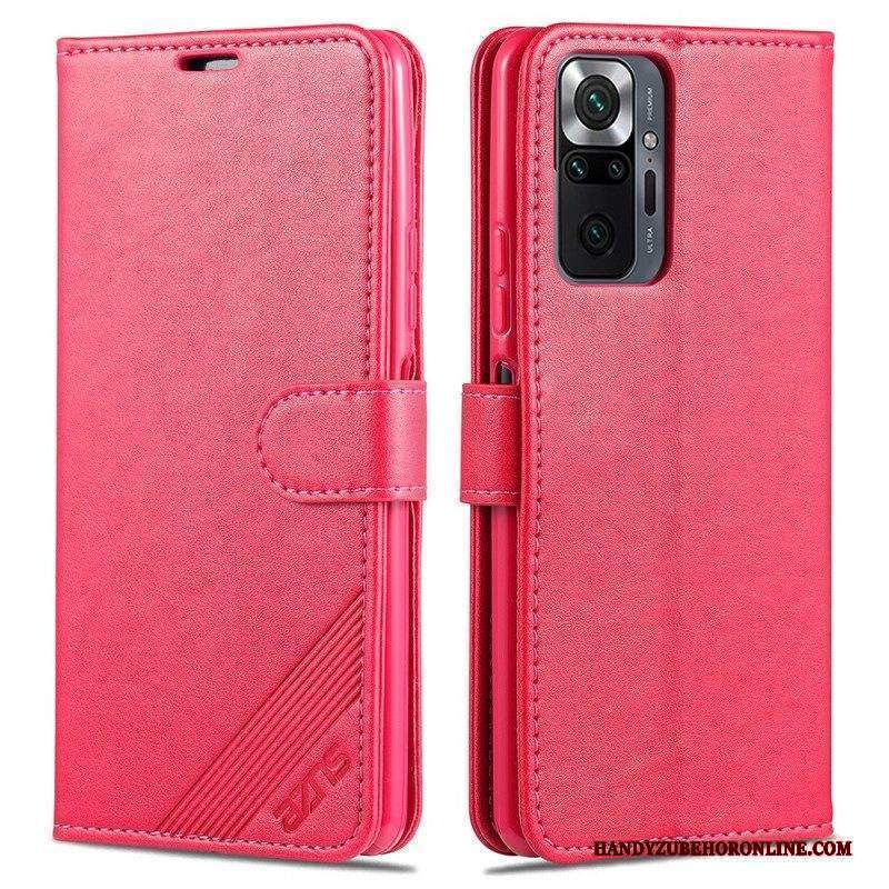 Custodia in pelle Xiaomi Redmi Note 10 Pro Azns Ecopelle