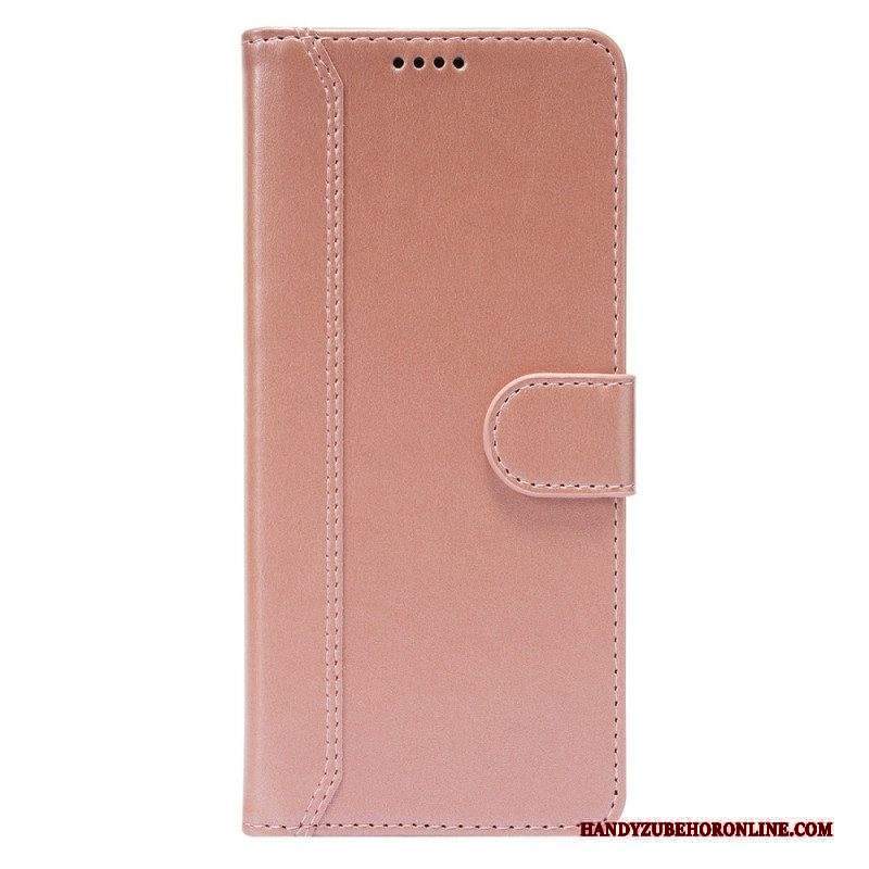 Custodia in pelle Xiaomi Redmi Note 10 Pro Cuciture Lucide Ea Vista