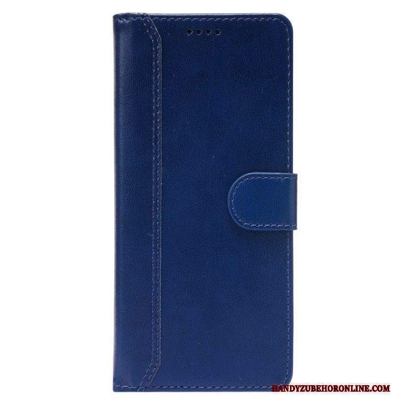 Custodia in pelle Xiaomi Redmi Note 10 Pro Cuciture Lucide Ea Vista