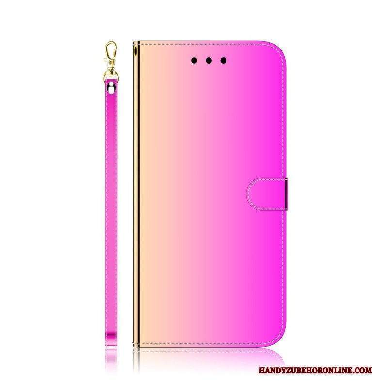 Custodia in pelle Xiaomi Redmi Note 11 / 11S Copri Specchietto In Ecopelle