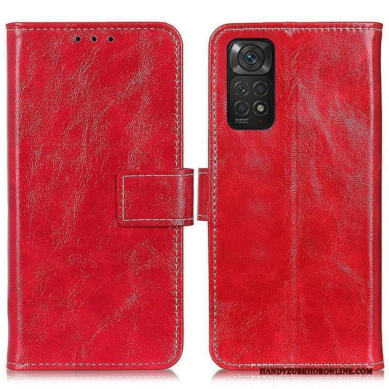 Custodia in pelle Xiaomi Redmi Note 11 / 11S Cuciture Lucide Ea Vista