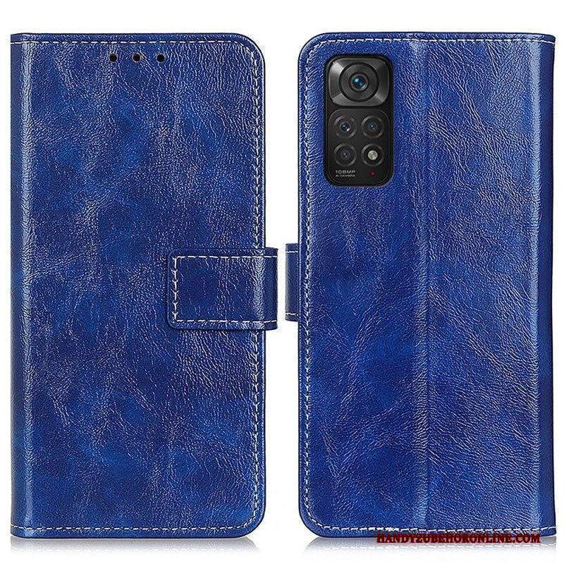 Custodia in pelle Xiaomi Redmi Note 11 / 11S Cuciture Lucide Ea Vista