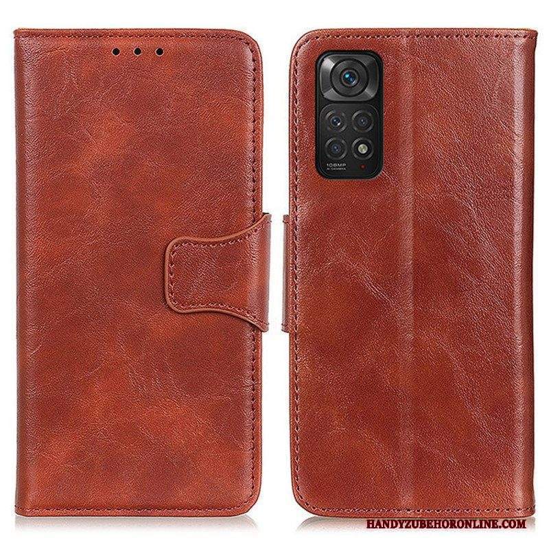 Custodia in pelle Xiaomi Redmi Note 11 / 11S Folio Cover Texture Flap Magnetico