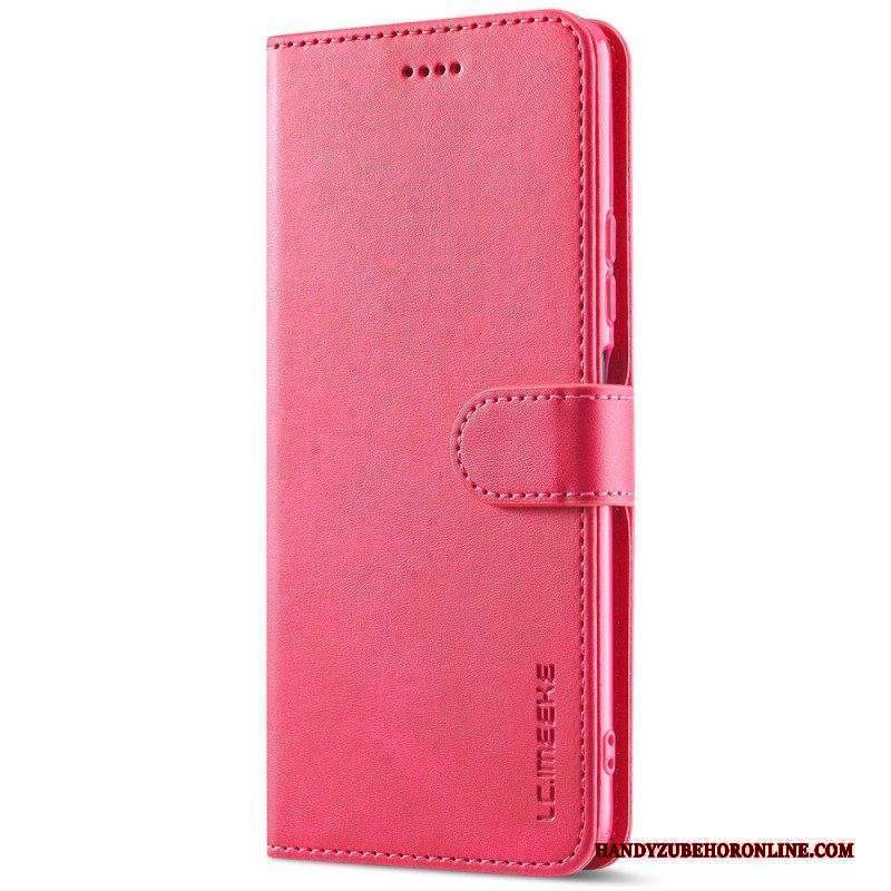 Custodia in pelle Xiaomi Redmi Note 11 / 11S Lc.imeeke Effetto Pelle