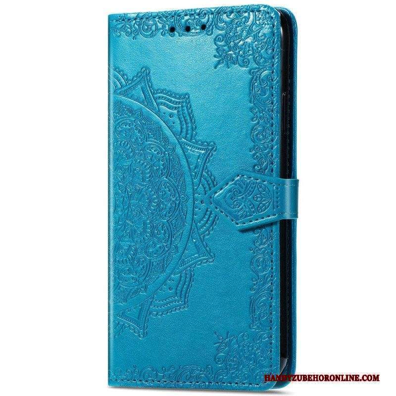 Custodia in pelle Xiaomi Redmi Note 11 / 11S Mandala Medioevo