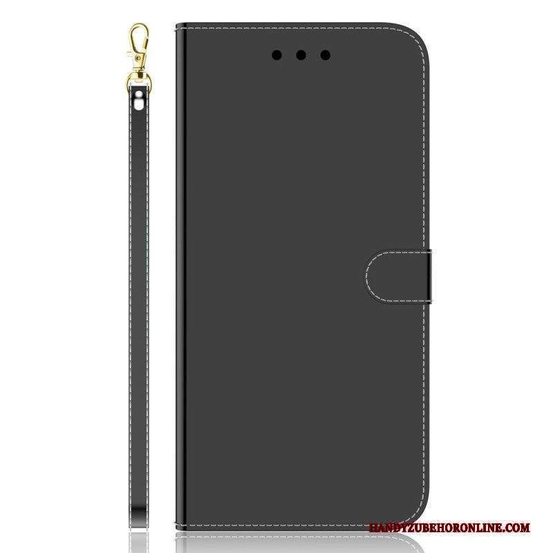 Custodia in pelle Xiaomi Redmi Note 11 Pro / 11 Pro 5G Copri Specchietto In Ecopelle