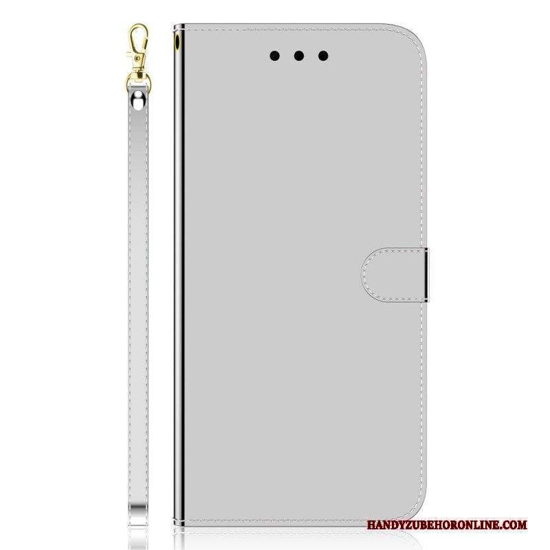 Custodia in pelle Xiaomi Redmi Note 11 Pro / 11 Pro 5G Copri Specchietto In Ecopelle