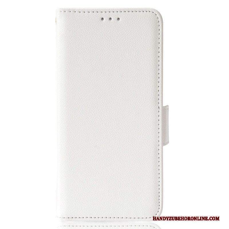 Custodia in pelle Xiaomi Redmi Note 11 Pro / 11 Pro 5G Ecopelle Litchi