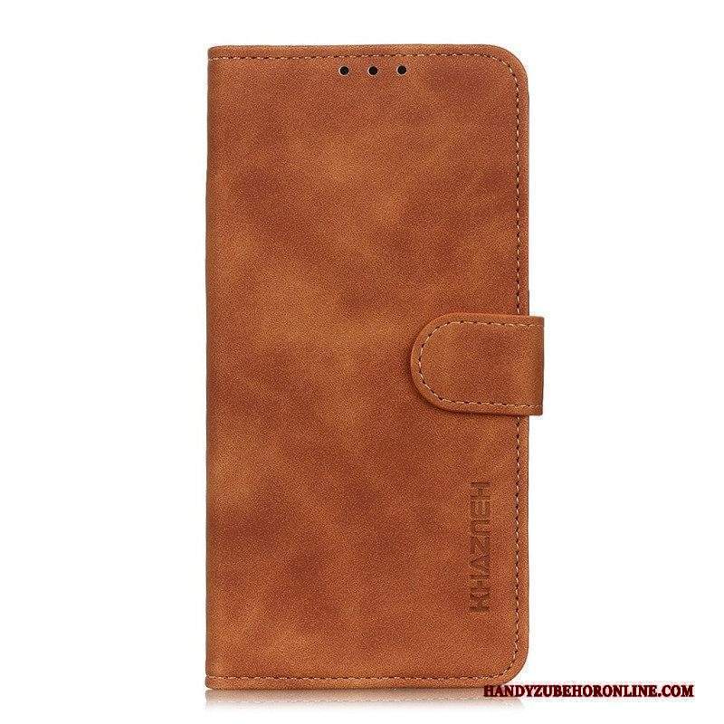 Custodia in pelle Xiaomi Redmi Note 11 Pro / 11 Pro 5G Khazneh Effetto Pelle Vintage