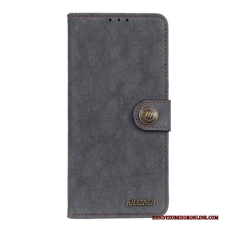 Custodia in pelle Xiaomi Redmi Note 11 Pro / 11 Pro 5G Khazneh Retro Crosta Ecopelle