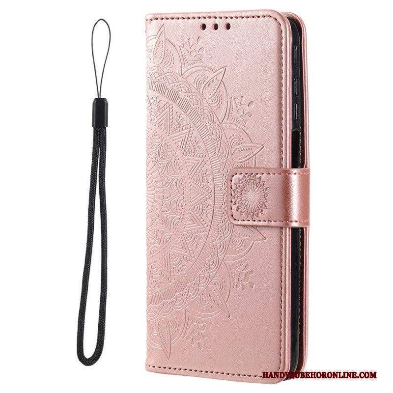 Custodia in pelle Xiaomi Redmi Note 11 Pro / 11 Pro 5G Mandala Del Sole